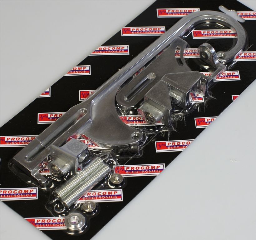 THROTTLE CABLE BRACKET FOR 4150/4160 HOLLEY CARBURETOR POLISHED